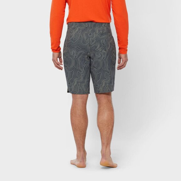 Duluths Men's AKHG Lost Lake 11" Swim Board Shorts (Size: 44, Color: Topo Print) - Picture 3 of 8